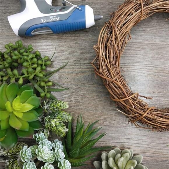 Winlyn 6 Pcs Unpotted Fake Succulents Assorted Faux Succulent in Different - Picture 6 of 7